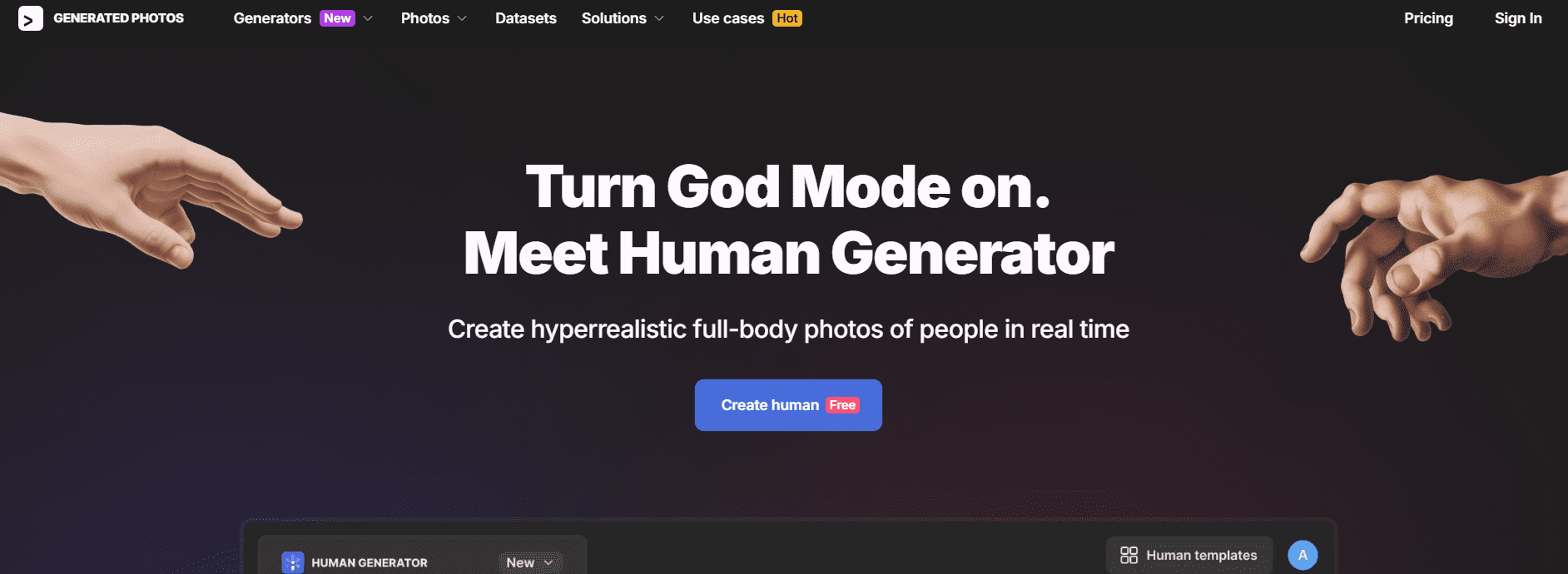 Human Generator AI