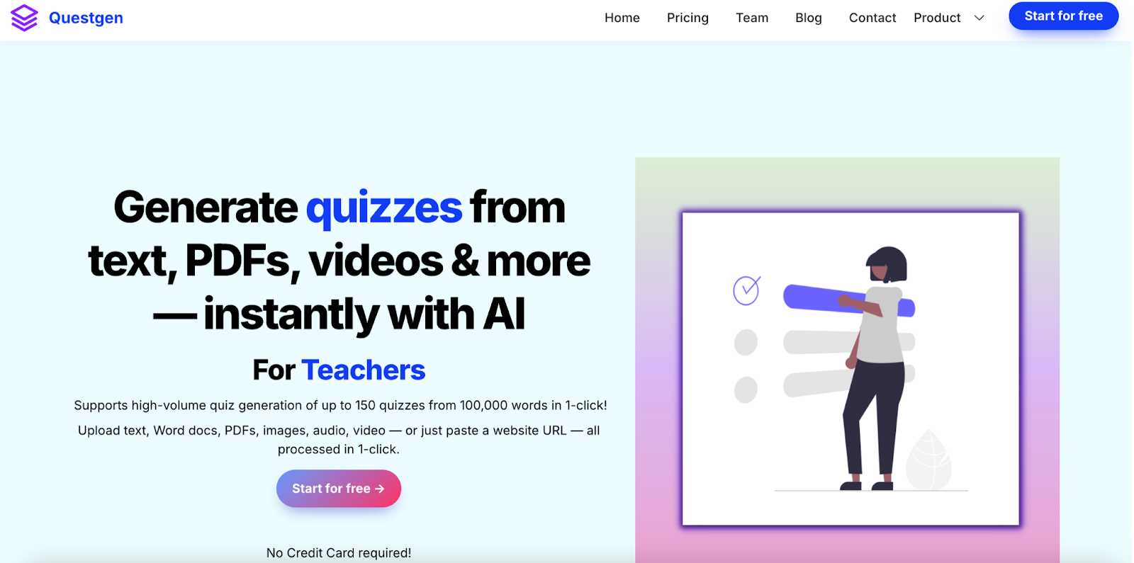 Questgen: AI Quiz Generator